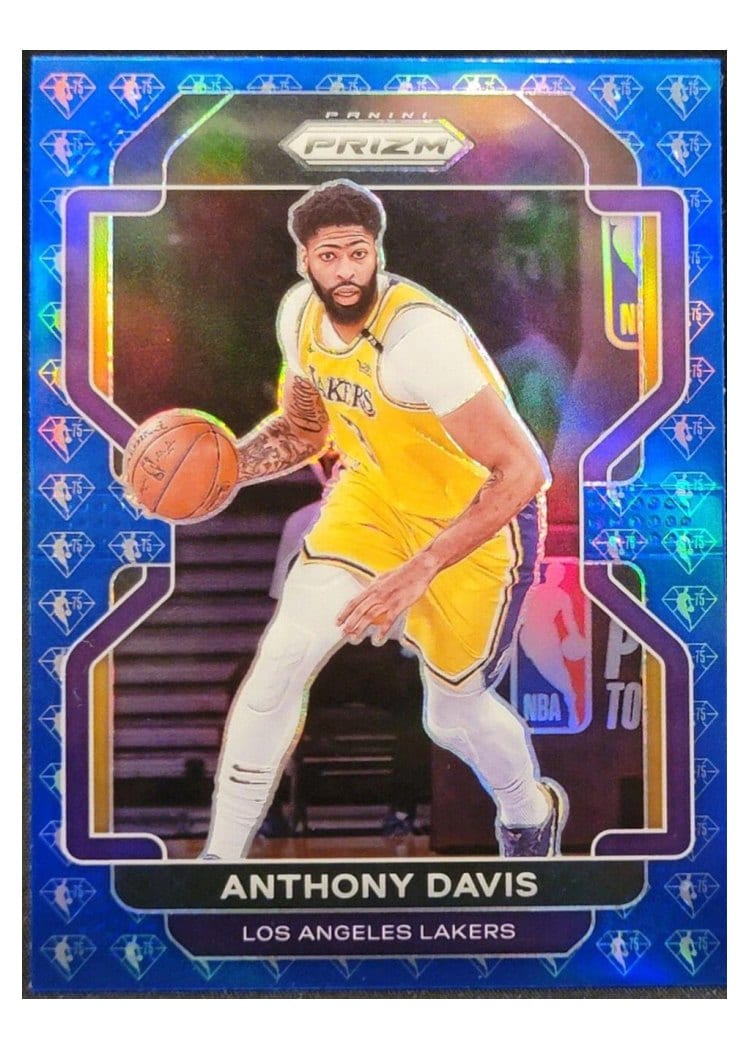 2021-22 Panini Prizm Base Set Anthony Davis #53 card