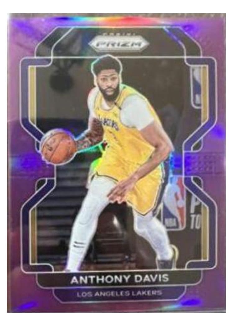 2021-22 Panini Prizm Base Set Anthony Davis #53 card