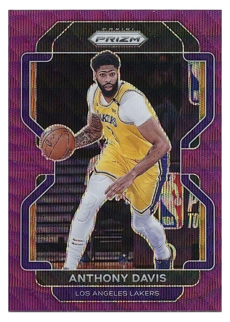 2021-22 Panini Prizm Base Set Anthony Davis #53 card