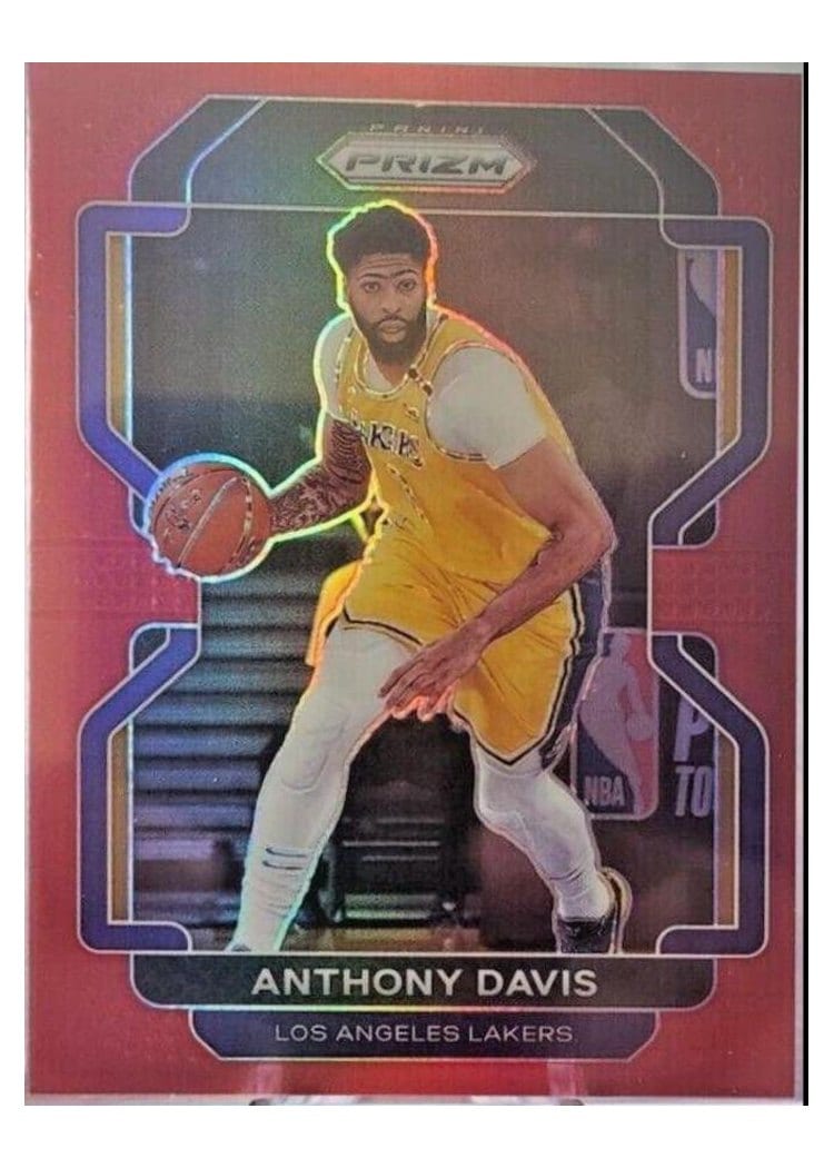 2021-22 Panini Prizm Base Set Anthony Davis #53 card
