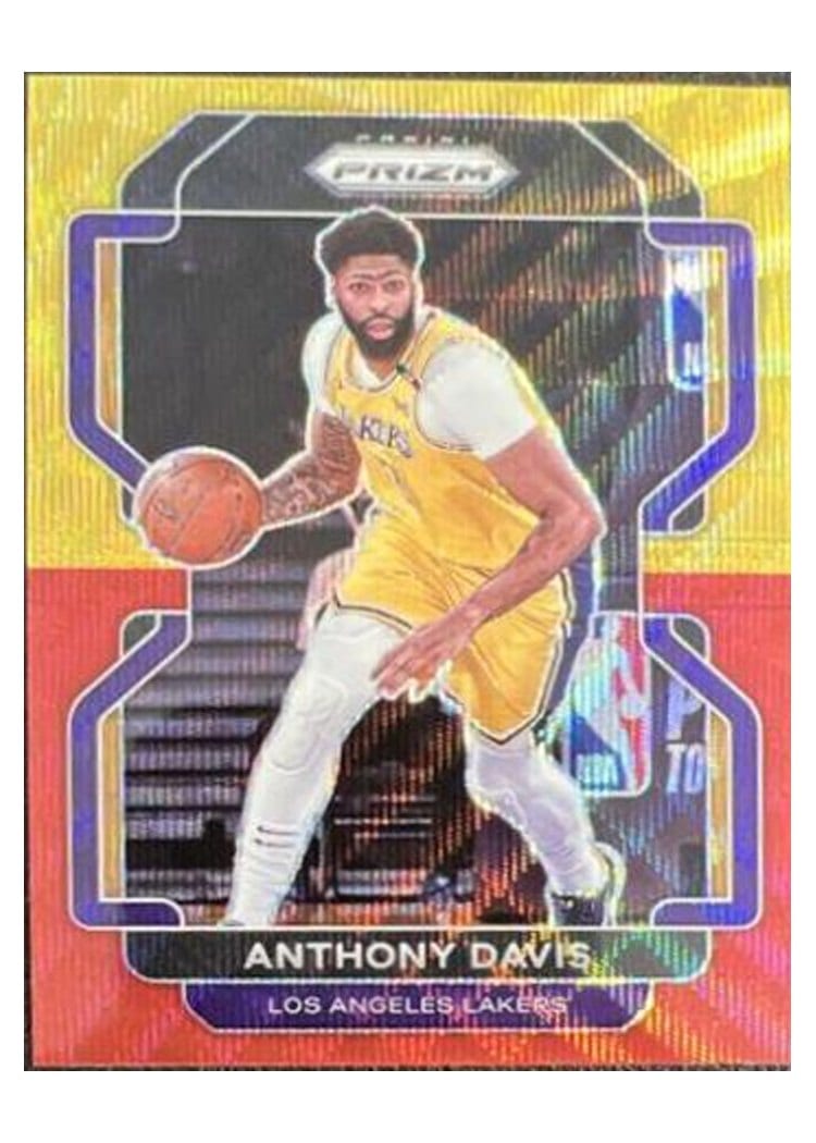2021-22 Panini Prizm Base Set Anthony Davis #53 card