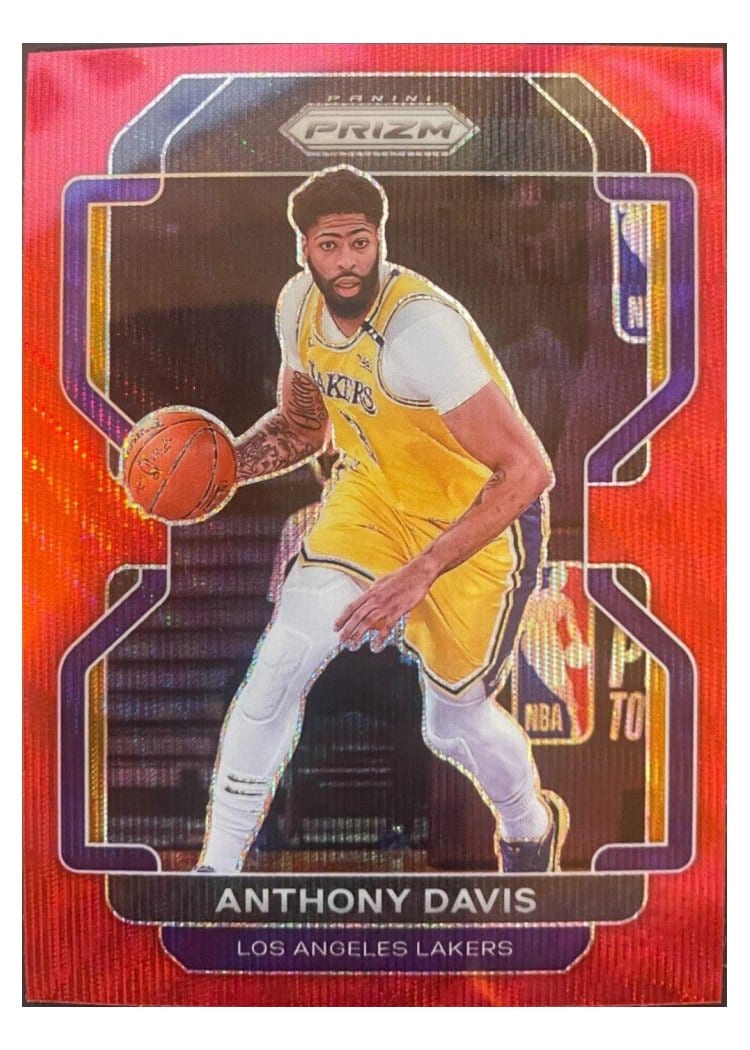 2021-22 Panini Prizm Base Set Anthony Davis #53 card