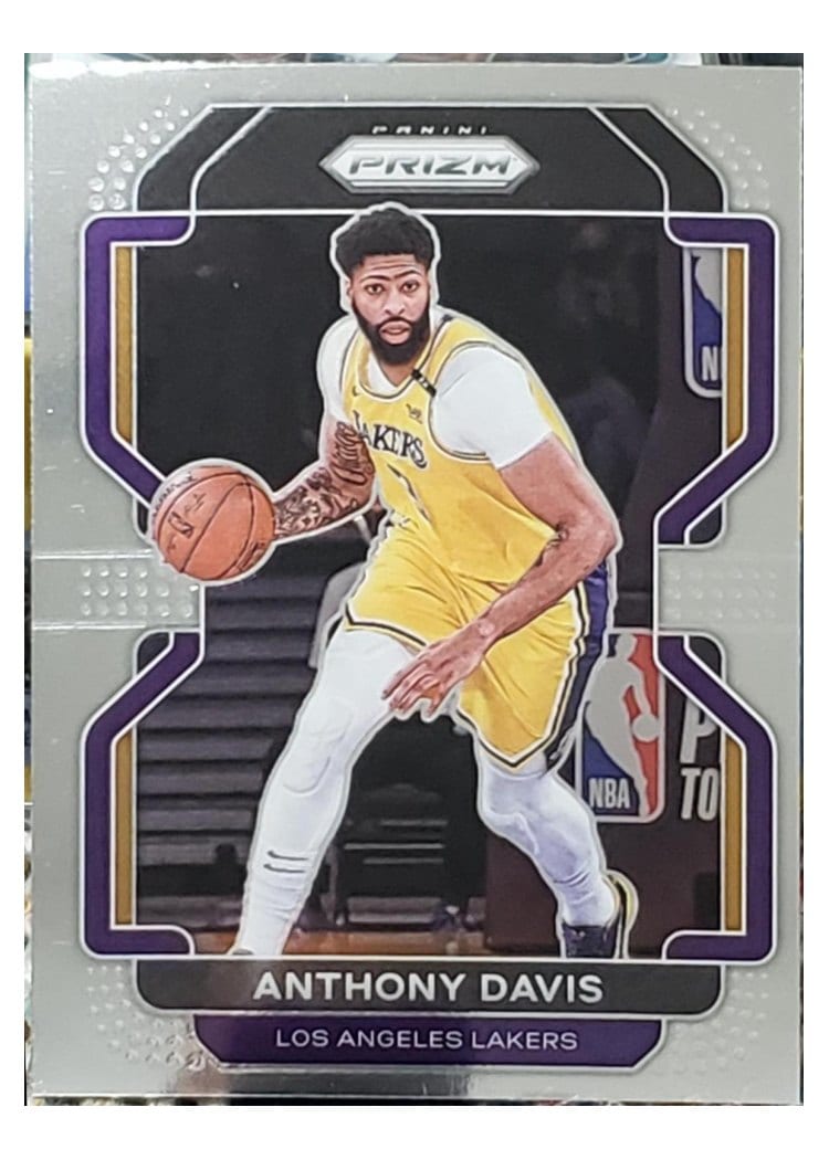 2021-22 Panini Prizm Base Set Anthony Davis #53 card