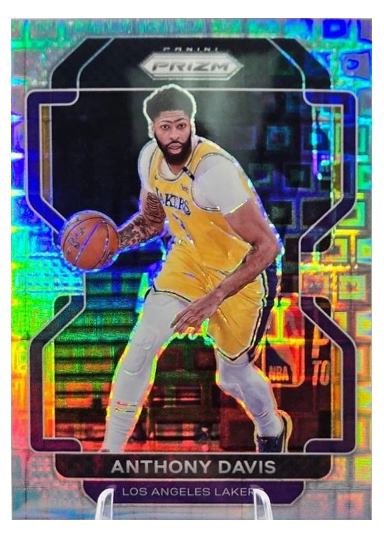 2021-22 Panini Prizm Base Set Anthony Davis #53 card