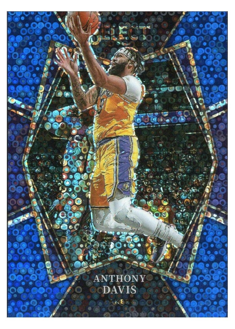 2021-22 Panini Select Base Set Anthony Davis #144 card