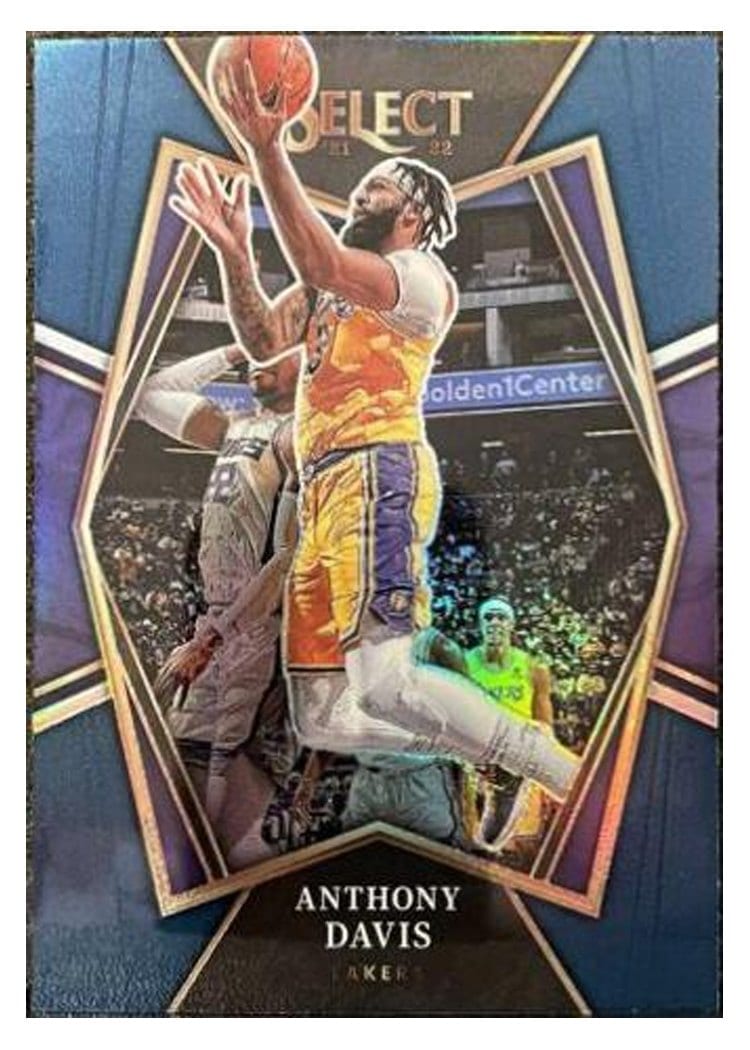 2021-22 Panini Select Base Set Anthony Davis #144 card