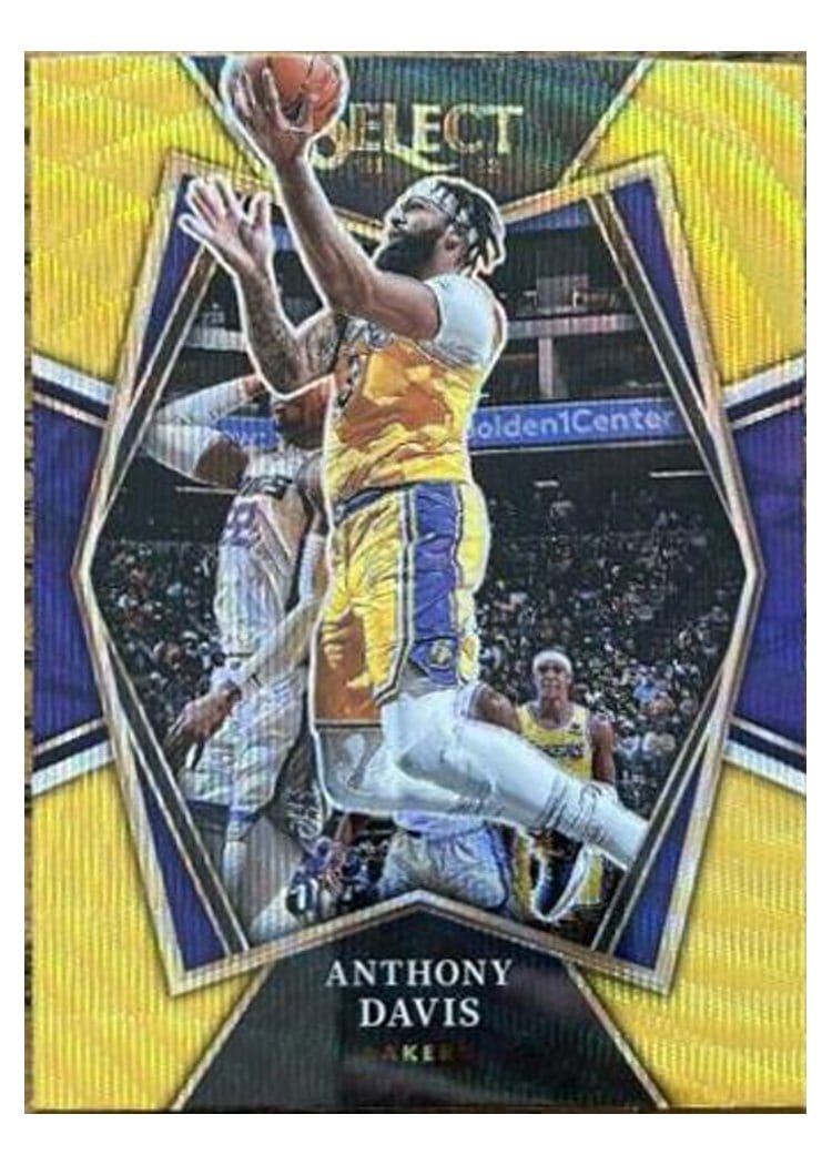 2021-22 Panini Select Base Set Anthony Davis #144 card