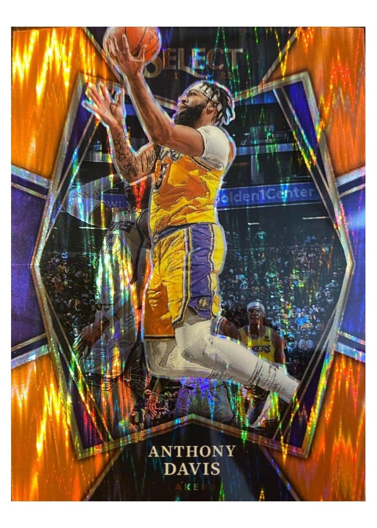 2021-22 Panini Select Base Set Anthony Davis #144 card