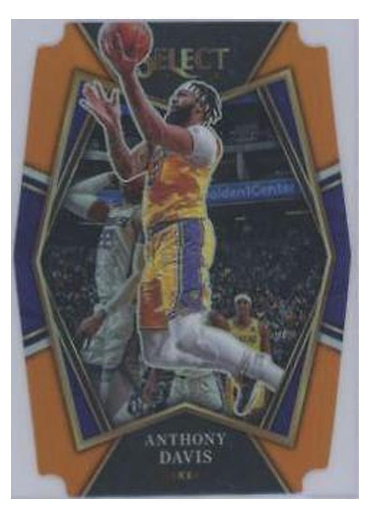 2021-22 Panini Select Base Set Anthony Davis #144 card
