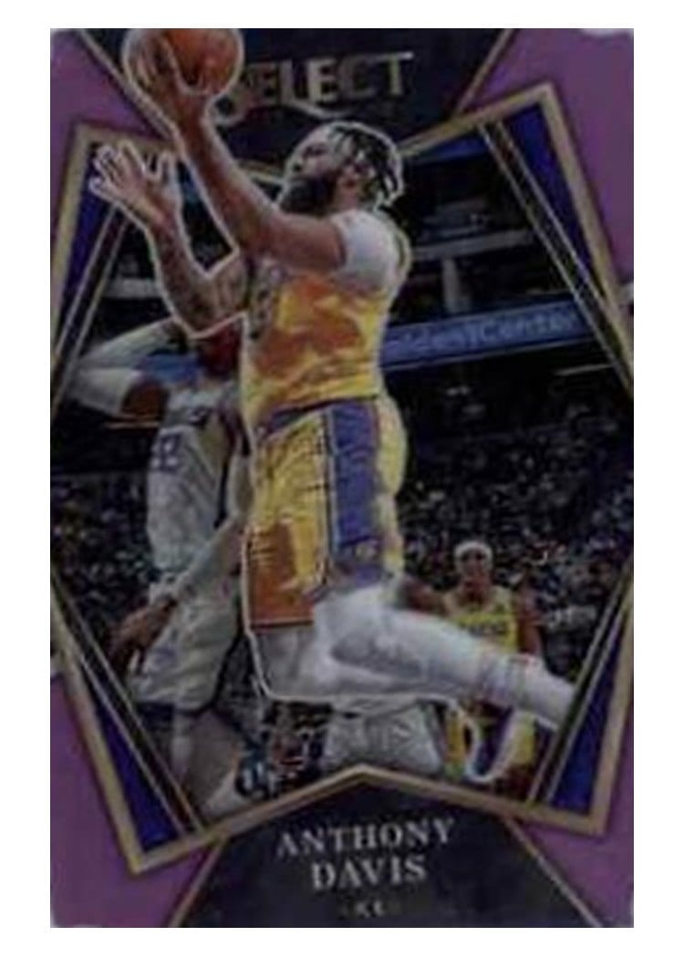 2021-22 Panini Select Base Set Anthony Davis #144 card