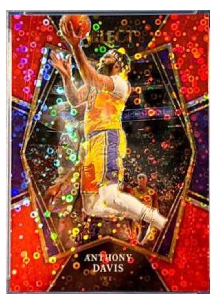 2021-22 Panini Select Base Set Anthony Davis #144 card