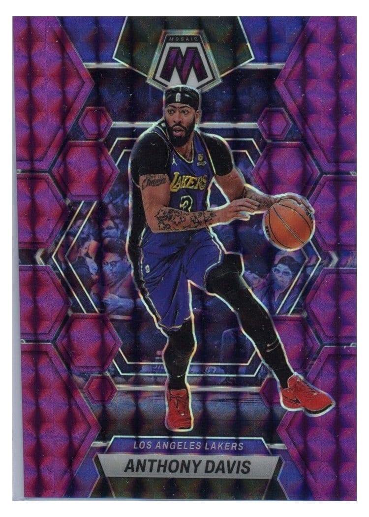 2022-23 Panini Mosaic Base Set Anthony Davis #110 card