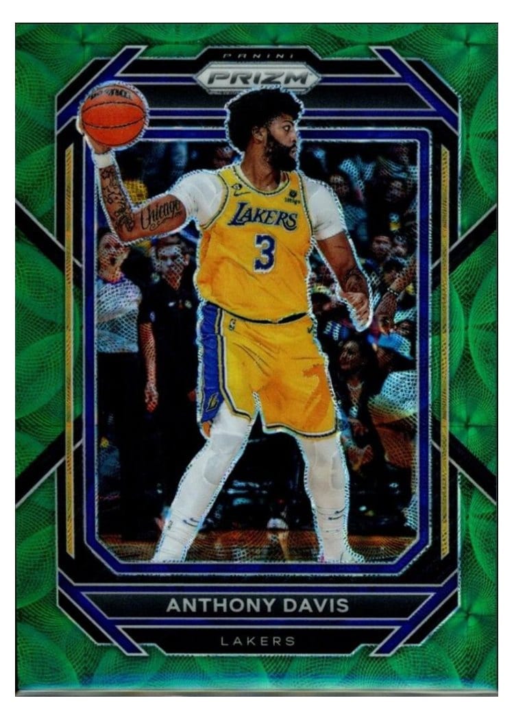 2022-23 Panini Prizm Base Set Anthony Davis #122 card