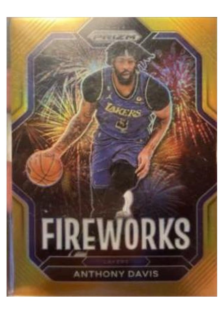 2022-23 Panini Prizm Base Set Anthony Davis #122 card