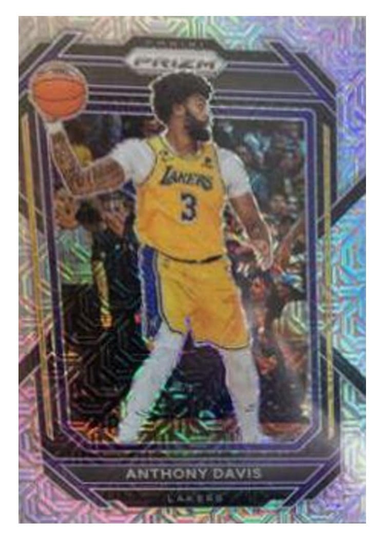 2022-23 Panini Prizm Base Set Anthony Davis #122 card