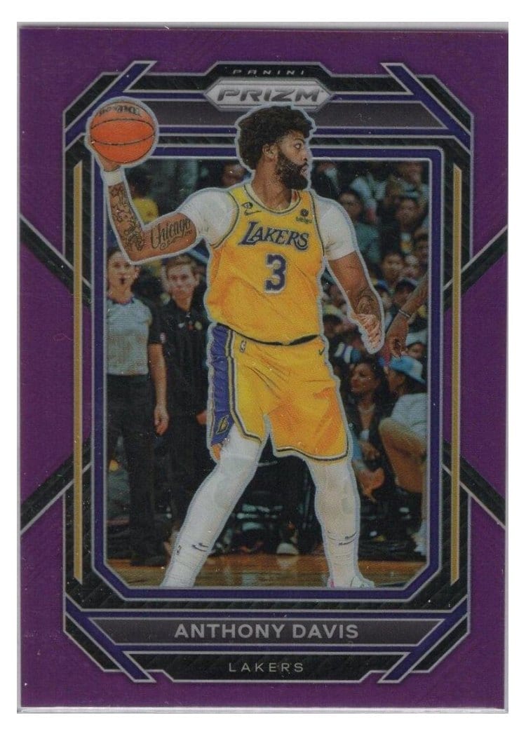2022-23 Panini Prizm Base Set Anthony Davis #122 card