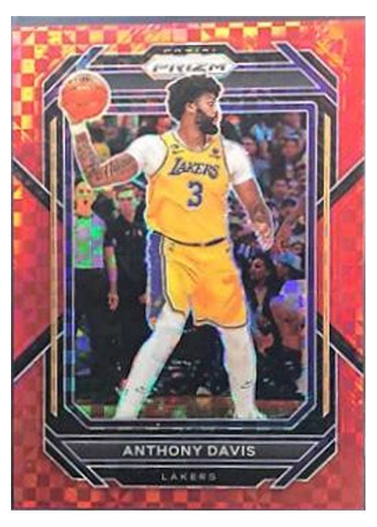 2022-23 Panini Prizm Base Set Anthony Davis #122 card