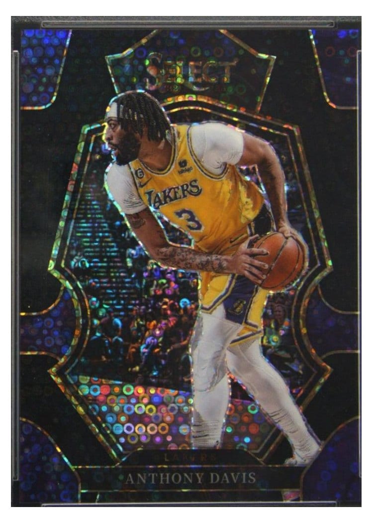 2022-23 Panini Select Base Set Anthony Davis #117 card