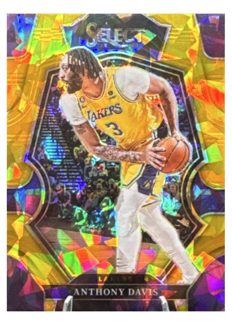 2022-23 Panini Select Base Set Anthony Davis #117 card