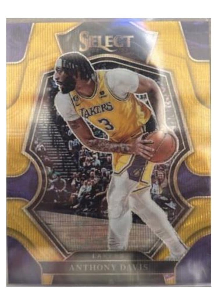 2022-23 Panini Select Base Set Anthony Davis #117 card