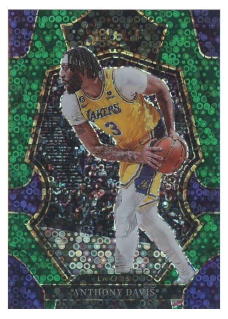 2022-23 Panini Select Base Set Anthony Davis #117 card