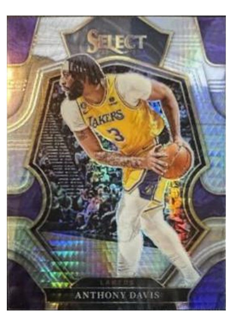 2022-23 Panini Select Base Set Anthony Davis #117 card