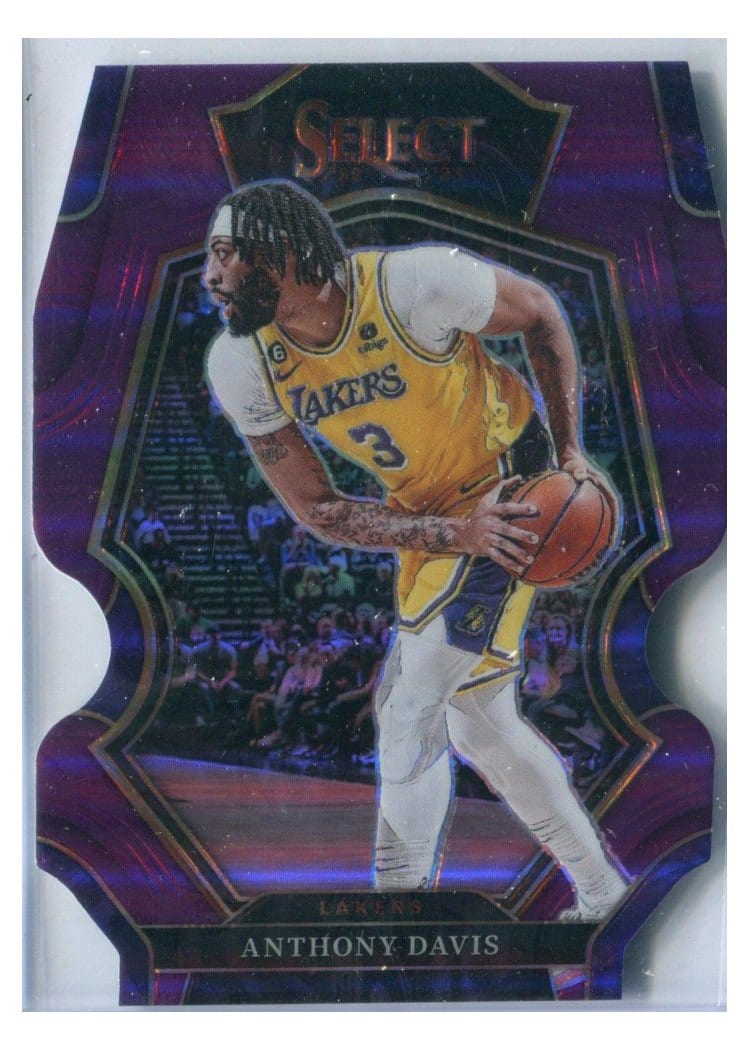 2022-23 Panini Select Base Set Anthony Davis #117 card