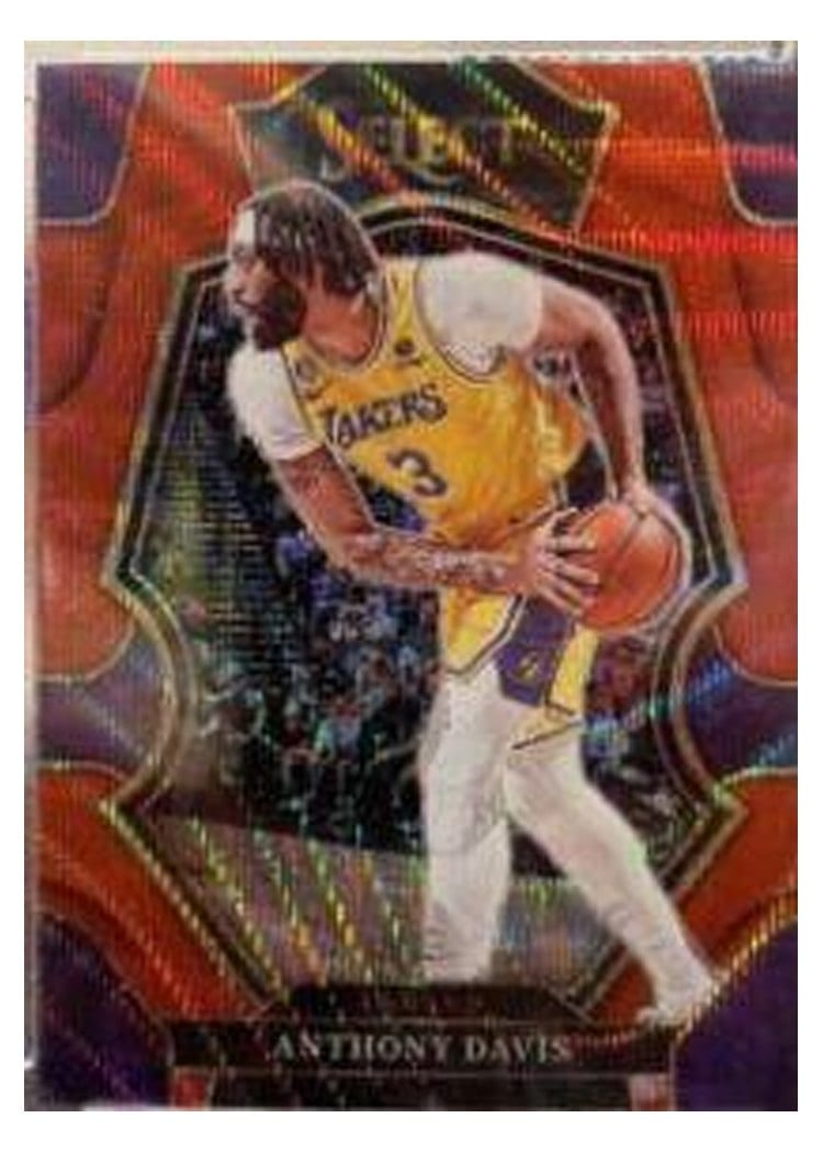 2022-23 Panini Select Base Set Anthony Davis #117 card