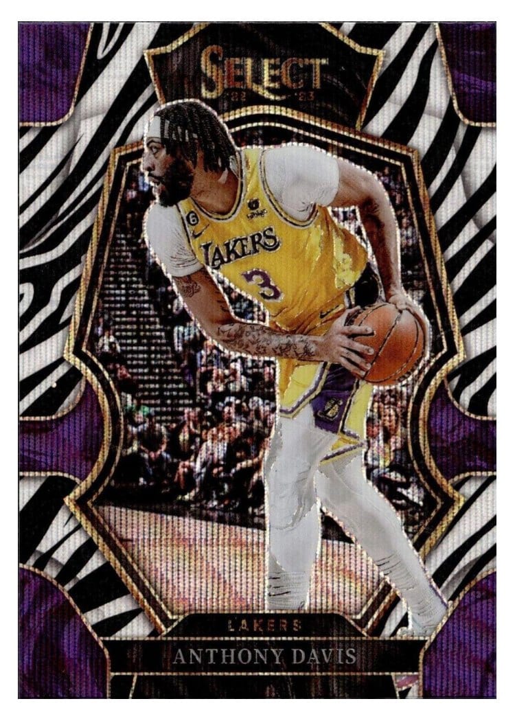 2022-23 Panini Select Base Set Anthony Davis #117 card