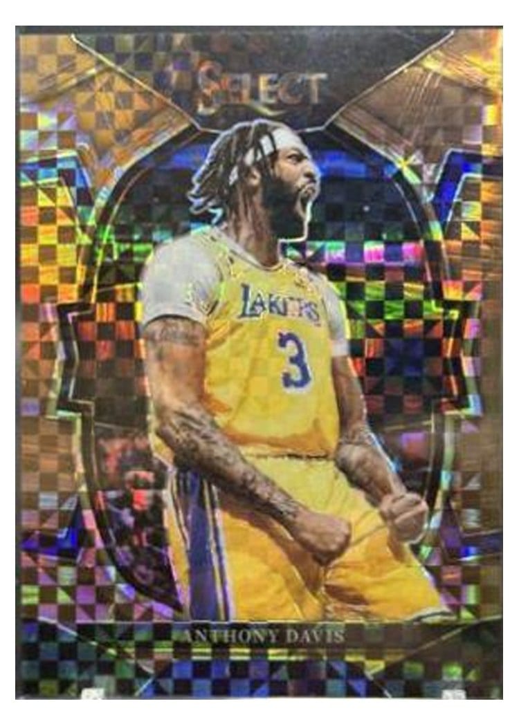 2022-23 Panini Select Base Set Anthony Davis #17 card