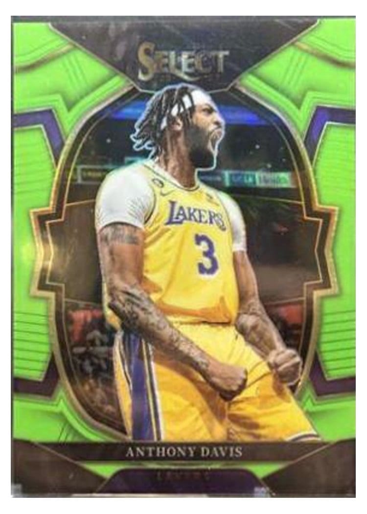 2022-23 Panini Select Base Set Anthony Davis #17 card