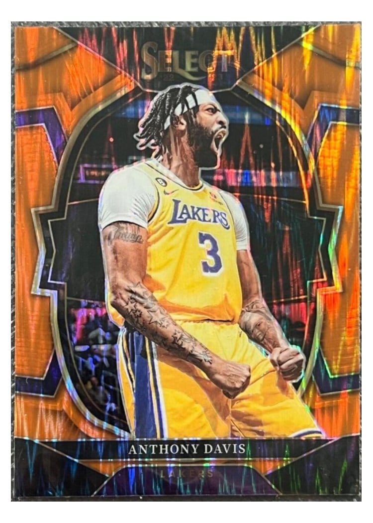 2022-23 Panini Select Base Set Anthony Davis #17 card