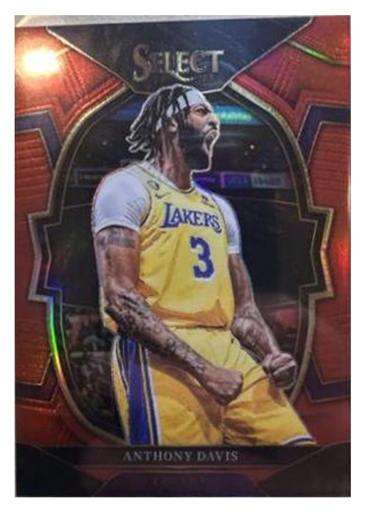 2022-23 Panini Select Base Set Anthony Davis #17 card