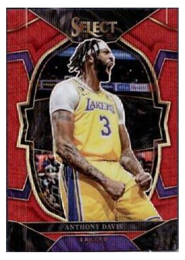 2022-23 Panini Select Base Set Anthony Davis #17 card