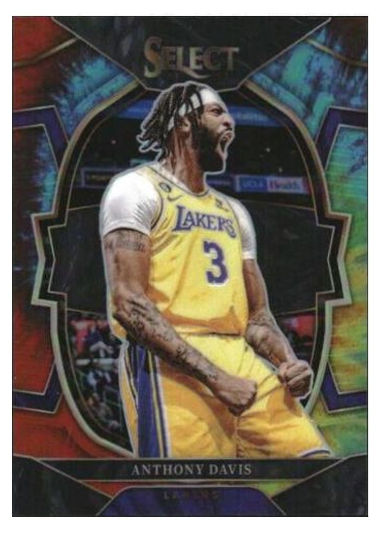 2022-23 Panini Select Base Set Anthony Davis #17 card