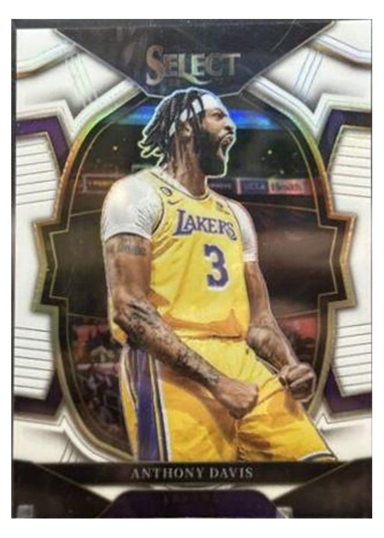 2022-23 Panini Select Base Set Anthony Davis #17 card