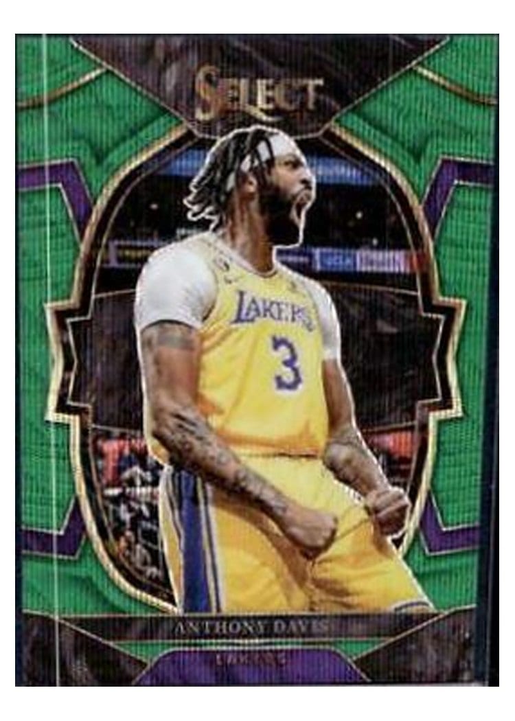 2022-23 Panini Select Base Set Anthony Davis #217 card