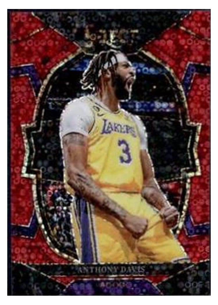 2022-23 Panini Select Base Set Anthony Davis #217 card