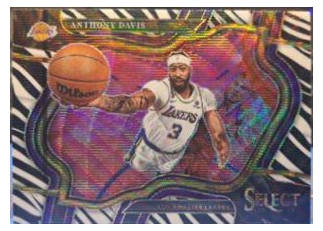 2022-23 Panini Select Base Set Anthony Davis #217 card