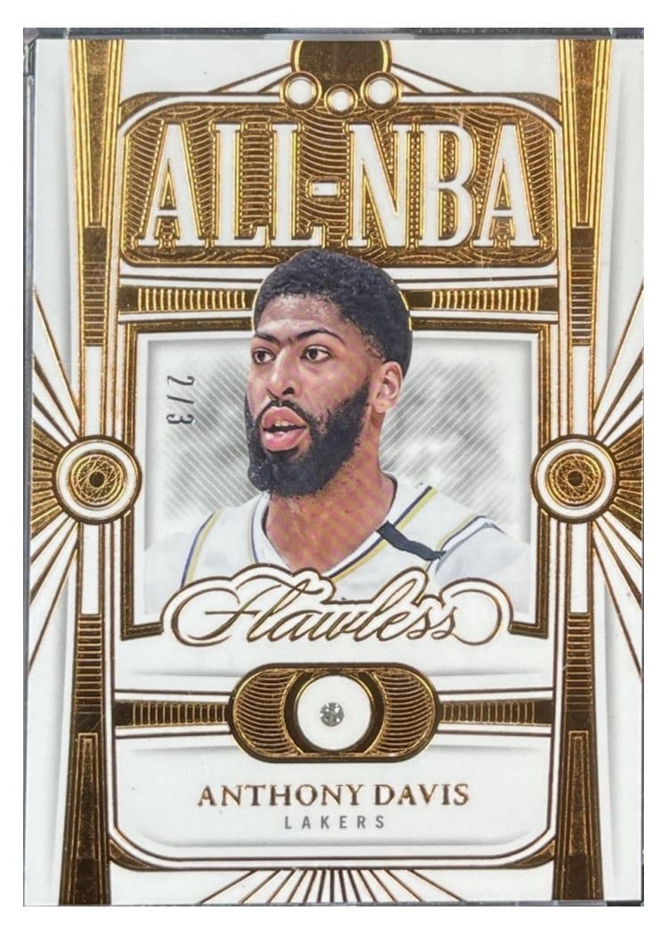 2023-24 Panini Flawless All-NBA Anthony Davis #176 card