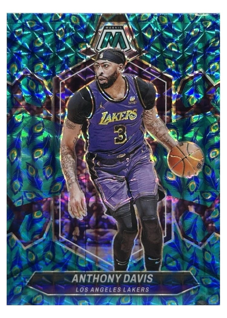 2023-24 Panini Mosaic Base Set Anthony Davis #73 card