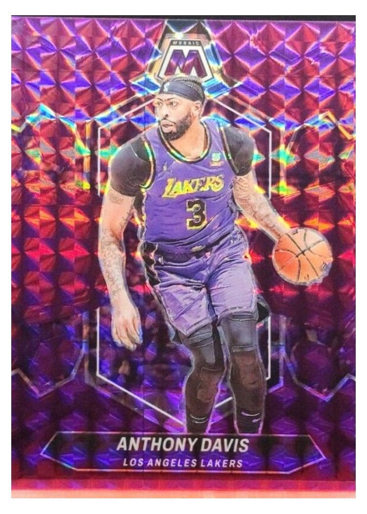2023-24 Panini Mosaic Base Set Anthony Davis #73 card