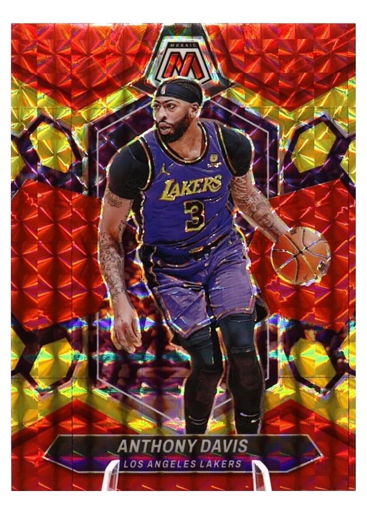 2023-24 Panini Mosaic Base Set Anthony Davis #73 card