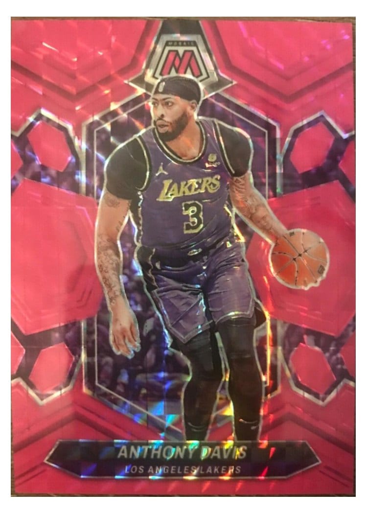2023-24 Panini Mosaic Base Set Anthony Davis #73 card