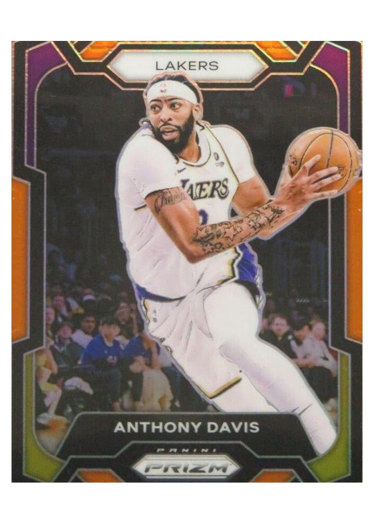 2023-24 Panini Prizm Base Set Anthony Davis #94 card