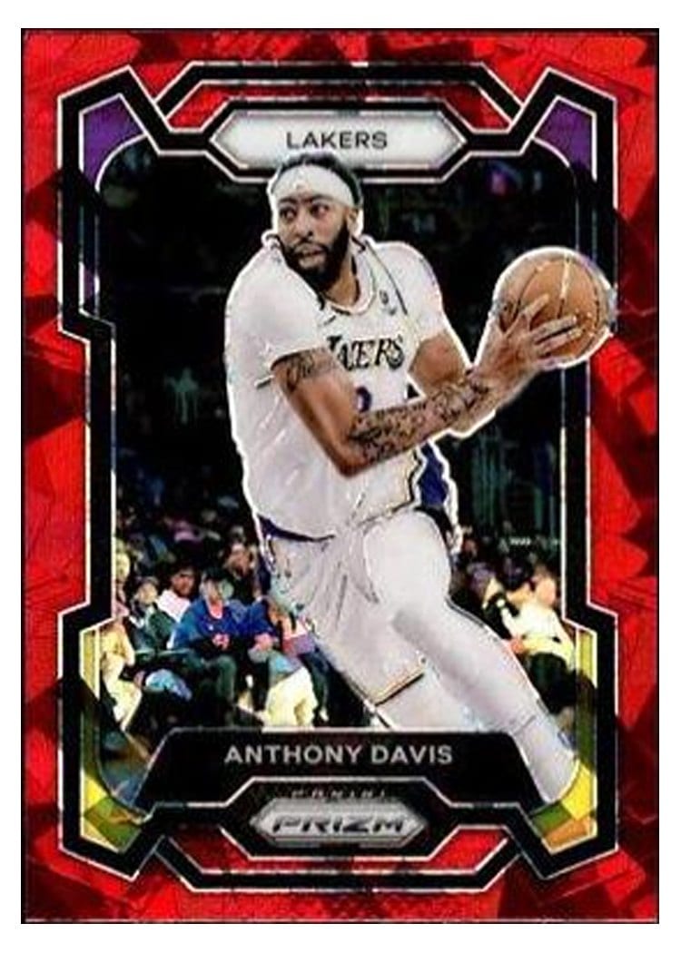 2023-24 Panini Prizm Base Set Anthony Davis #94 card