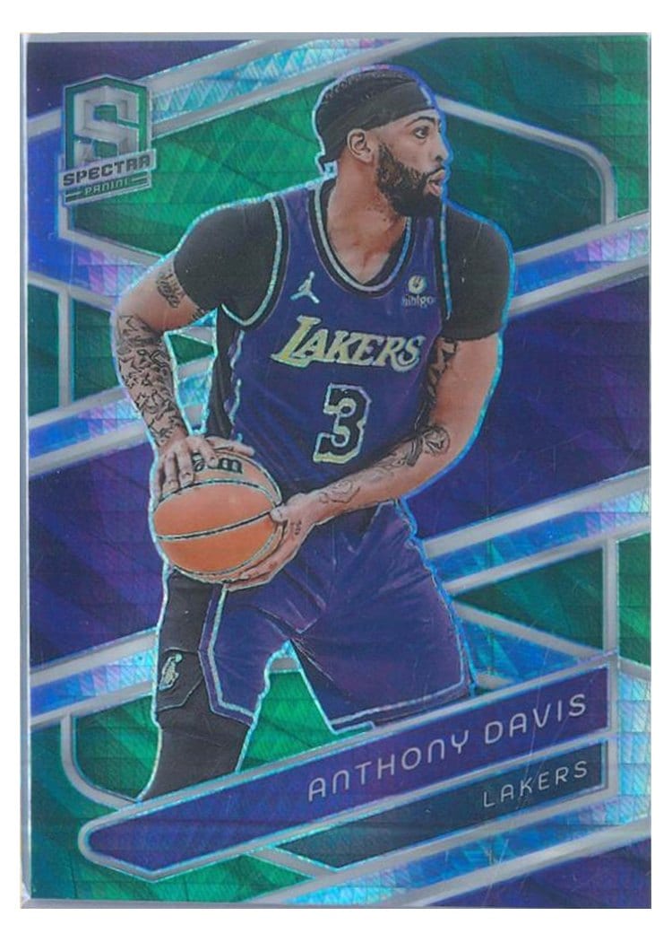 2023-24 Panini Spectra Base Set Anthony Davis Green International #11 card