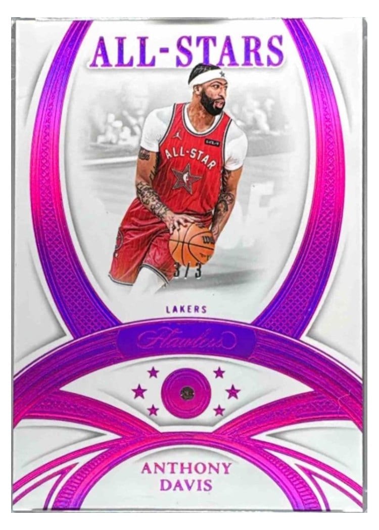2024-25 Panini Flawless Base Gems Anthony Davis #140 card