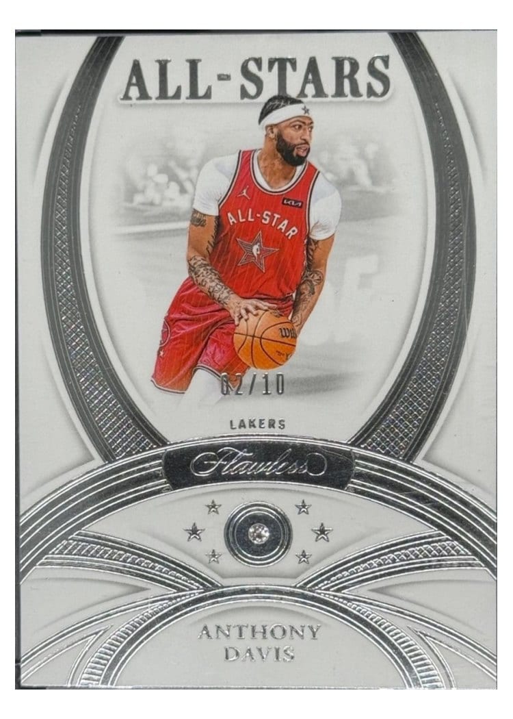 2024-25 Panini Flawless Base Gems Anthony Davis #140 card