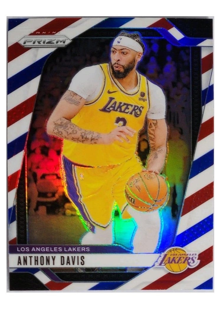 2024-25 Panini Prizm Base Set Anthony Davis #195 card